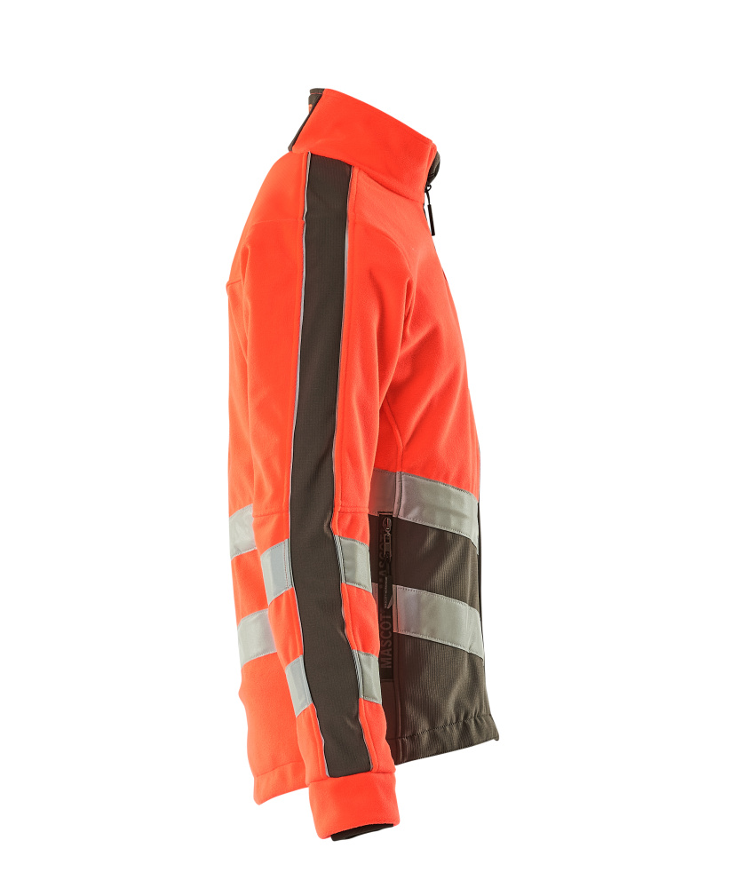 Fleecejacke SAFE SUPREME Hi-vis Rot/Dunkelanthrazit XL
