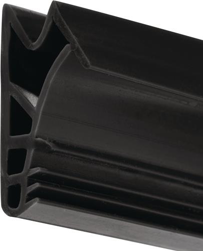 Flügelfalzdichtung 1510 SCF L.5m z.Einfräsen Silik.blk schwarz ELLEN