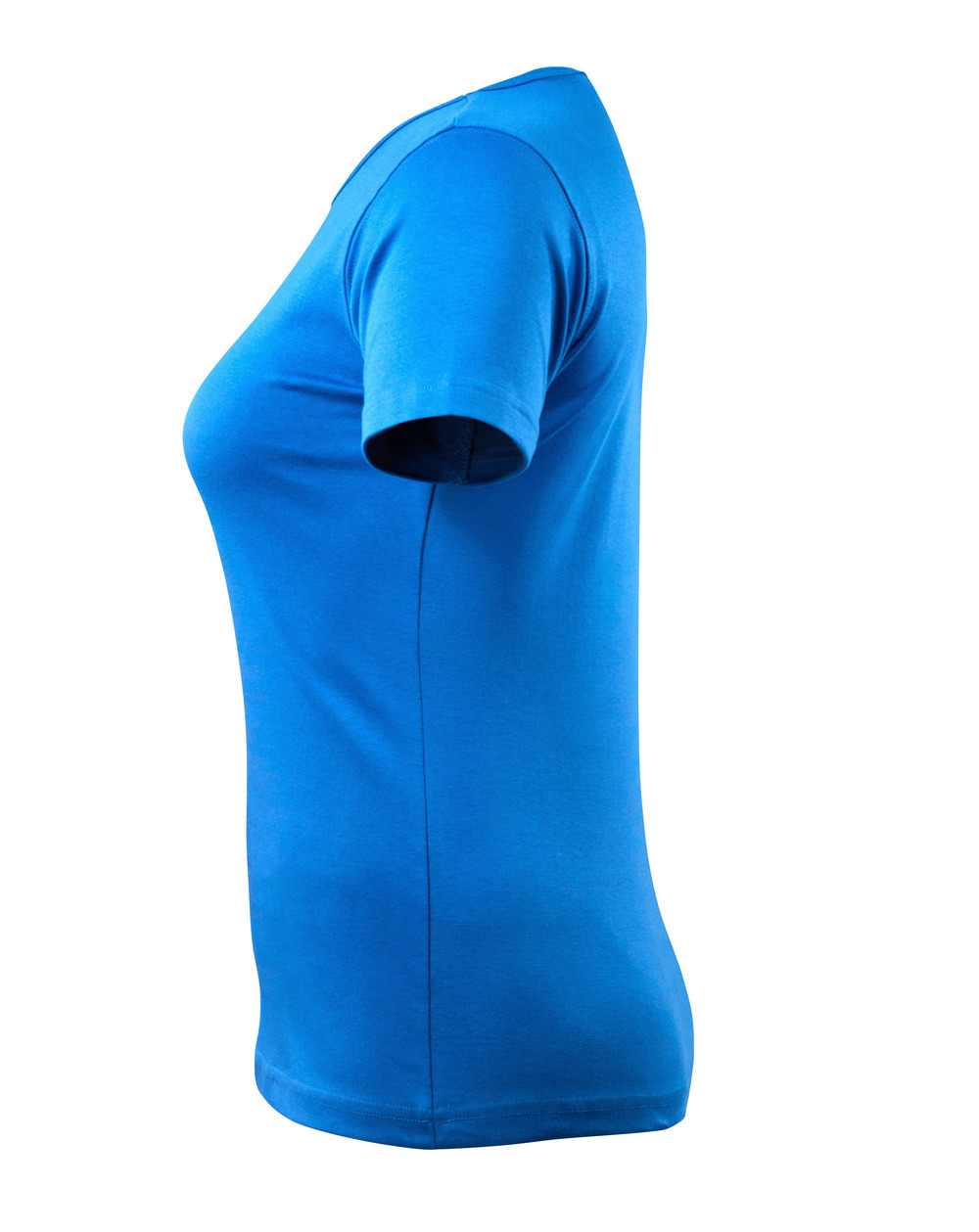 Damen-Passform T-Shirt CROSSOVER Azurblau XS