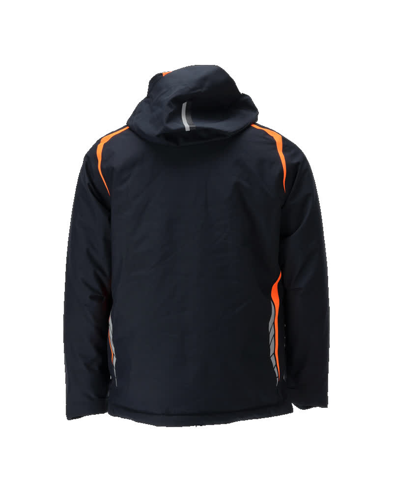 Winterjacke ACCELERATE SAFE Schwarzblau/Hi-vis Orange 3XL