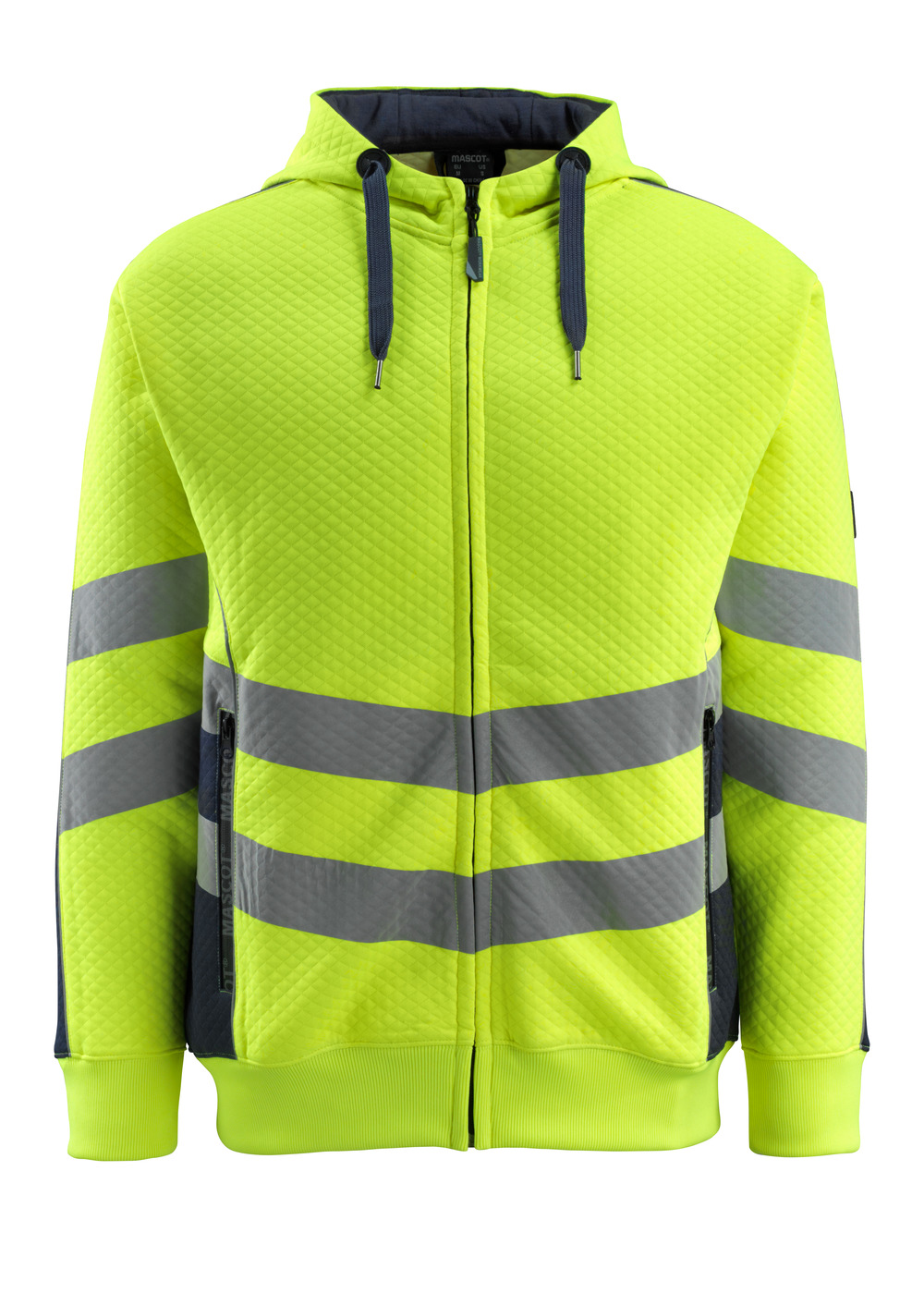 Kapuzenpullover mit Reißverschluss SAFE SUPREME Hi-vis Gelb/Schwarzblau 4XL