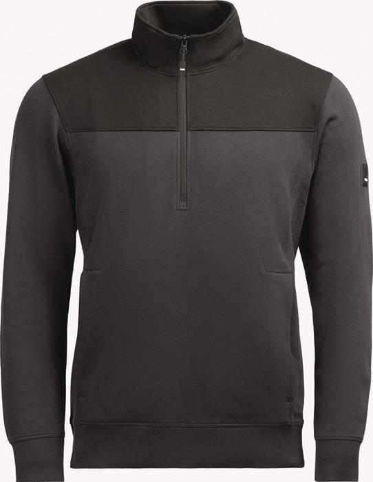 ZipSweatshirt ROB anthrazit-schwarz XXL