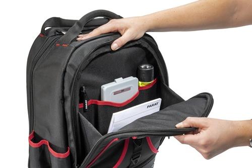Werkzeugrucksack B360xT170xH440mm Nyl.schwarz/rot PARAT