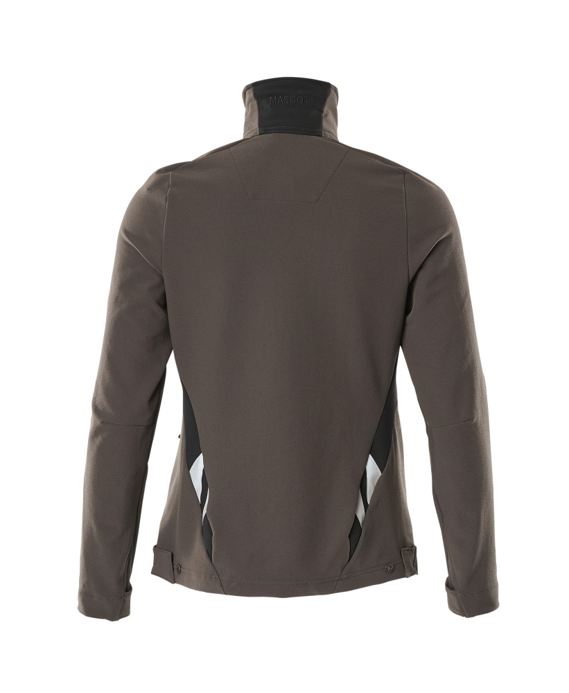 Damen-Passform Jacke ACCELERATE Dunkelanthrazit/Schwarz 4XL