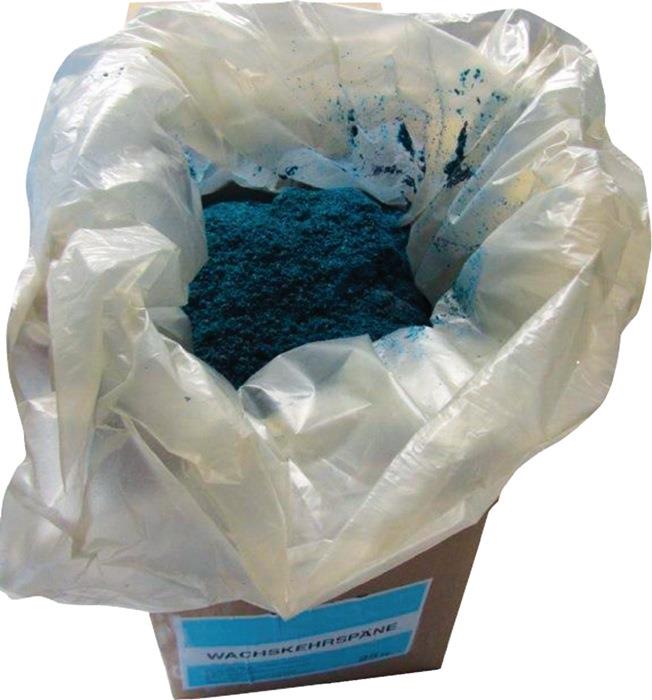 Wachskehrspäne blau 25 kg Karton OEL-KLEEN