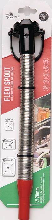 Ausgießstutzen Benzin rot-schwarz