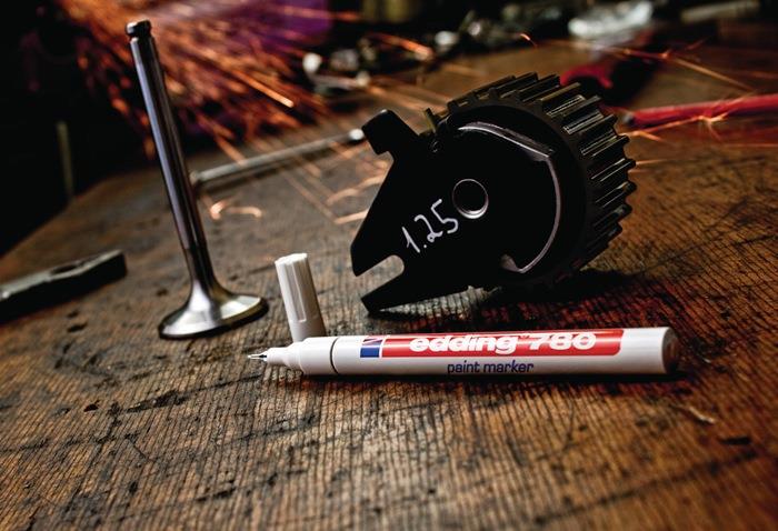 Lackmarker 780 Strichbreite 0,8 mm Rundspitze schwarz