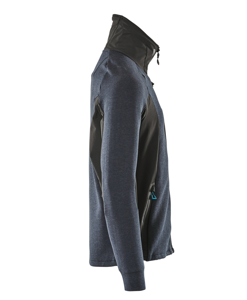 Sweatshirt mit Reißverschluss ADVANCED Schwarzblau/Schwarz L