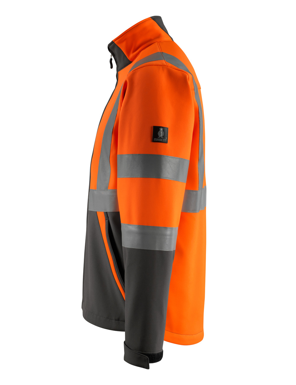 Softshelljacke SAFE LIGHT Hi-vis Orange/Dunkelanthrazit L