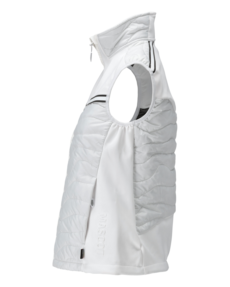 Damen-Passform Thermoweste CUSTOMIZED Weiß 5XL