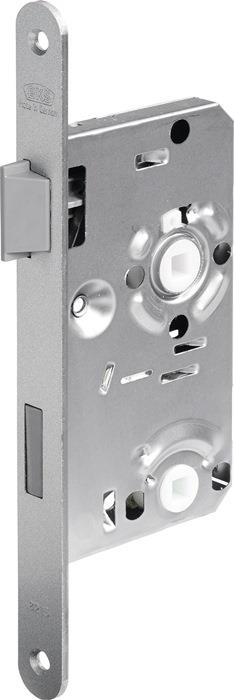 ZimmertürEinsteckschloss 0215 DIN links 18 mm abgerundet Kunststoff Kunststoff Kunststoff