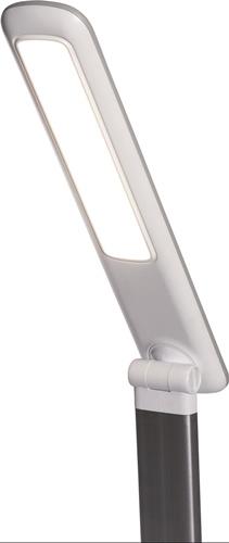 Schreibtischleuchte Alu./Ku.weiß H.425mm m.Standfuß LED MAUL