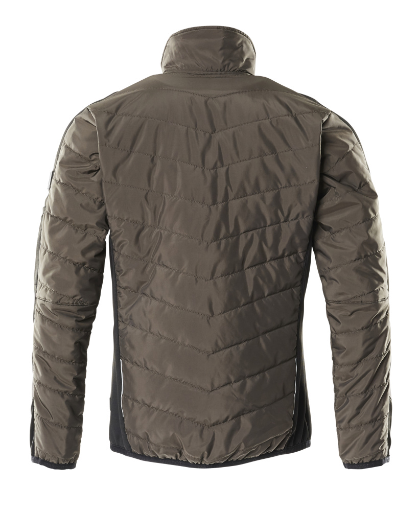 Thermojacke UNIQUE Dunkelanthrazit/Schwarz L