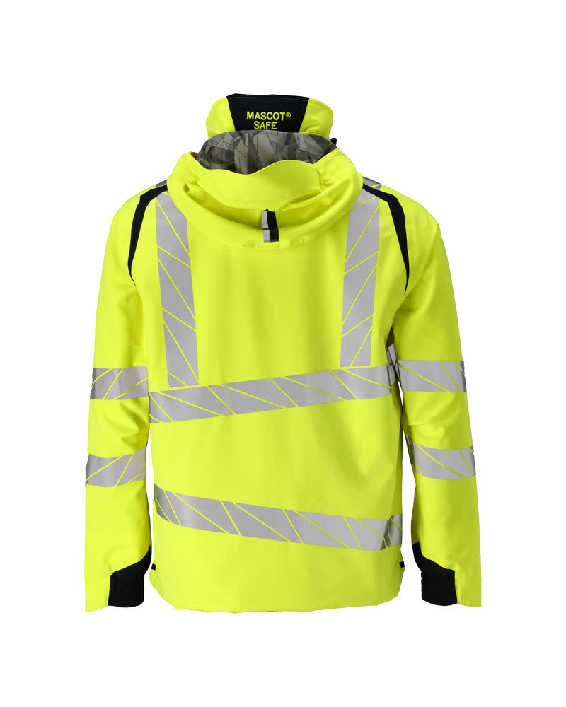 Hardshelljacke ACCELERATE SAFE Hi-vis Gelb/Schwarzblau S