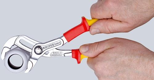 Wasserpumpenzange Cobra® L.250mm Spann-W.46mm verchr.VDE 2K-Hülle KNIPEX
