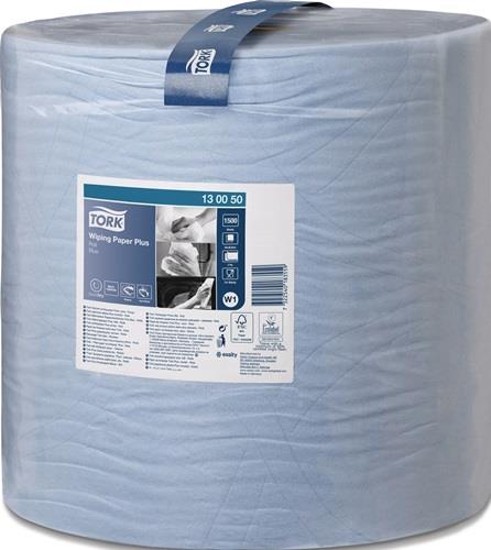Putztuch TORK 130050 L.ca.510 mxB.ca.369mm blau 2-lagig,Hybrid Rl.TORK