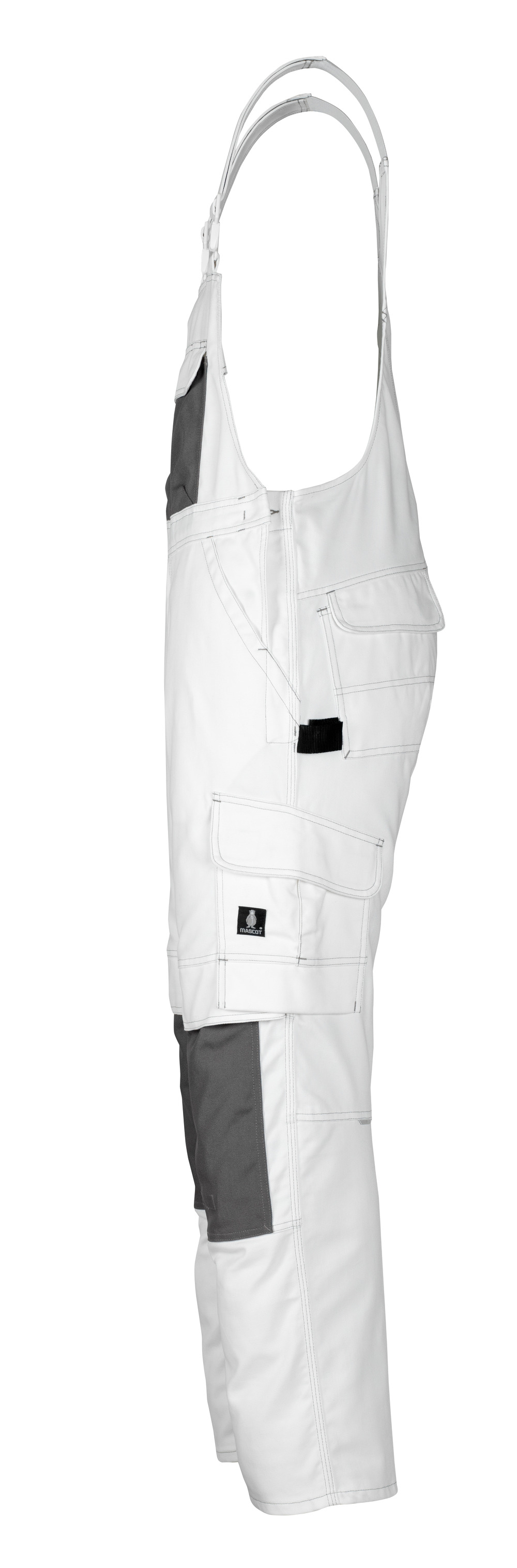 Latzhose mit Knietaschen HARDWEAR Weiß 76C46