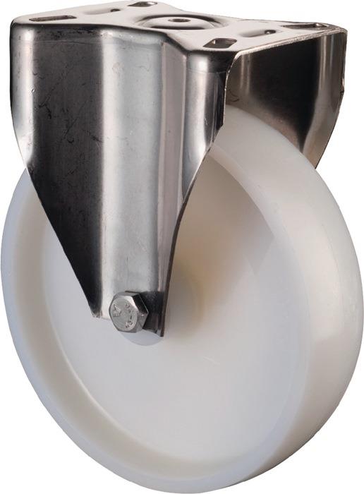 Bockrolle Kunststoff 100 mm 30 mm 127 mm 130 kg 80 mm 95 mm