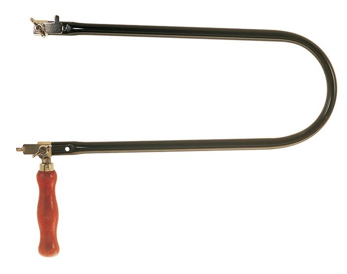 Laubsägebogen Stahlrohr-Ø13 mm Ausladung 320 mm mit Holzheft