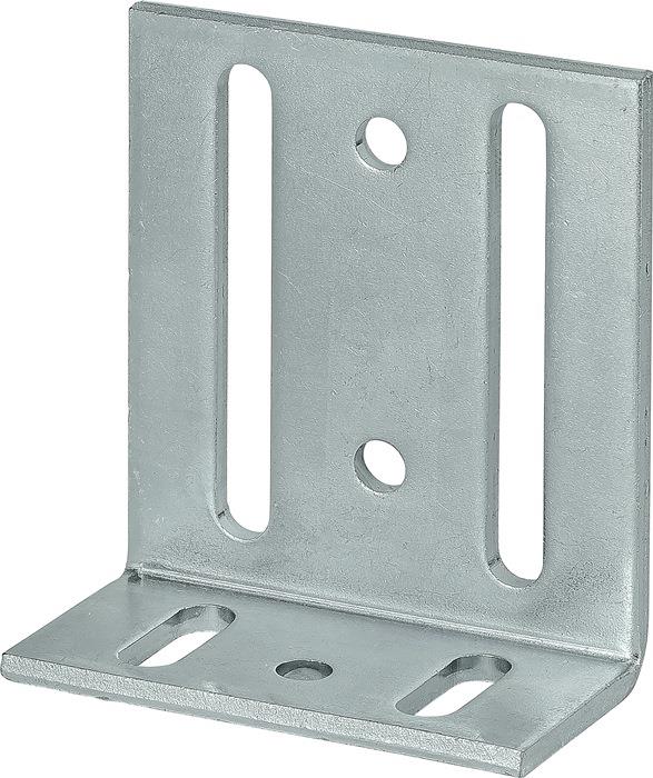 Verstellwinkel stark Länge 75 x 35 mm Breite 65 mm Stärke 3,5 mm Stahl blau verzinkt VORMANN