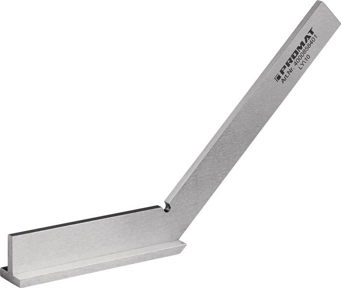 Gehrungswinkel DIN 875/II mit Anschlag 120 x 80 mm 20 x 5 mm