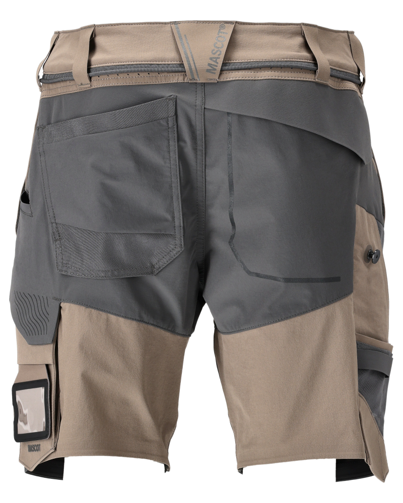 Shorts CUSTOMIZED Dunkel Sandbeige/Anthrazitgrau 24C58