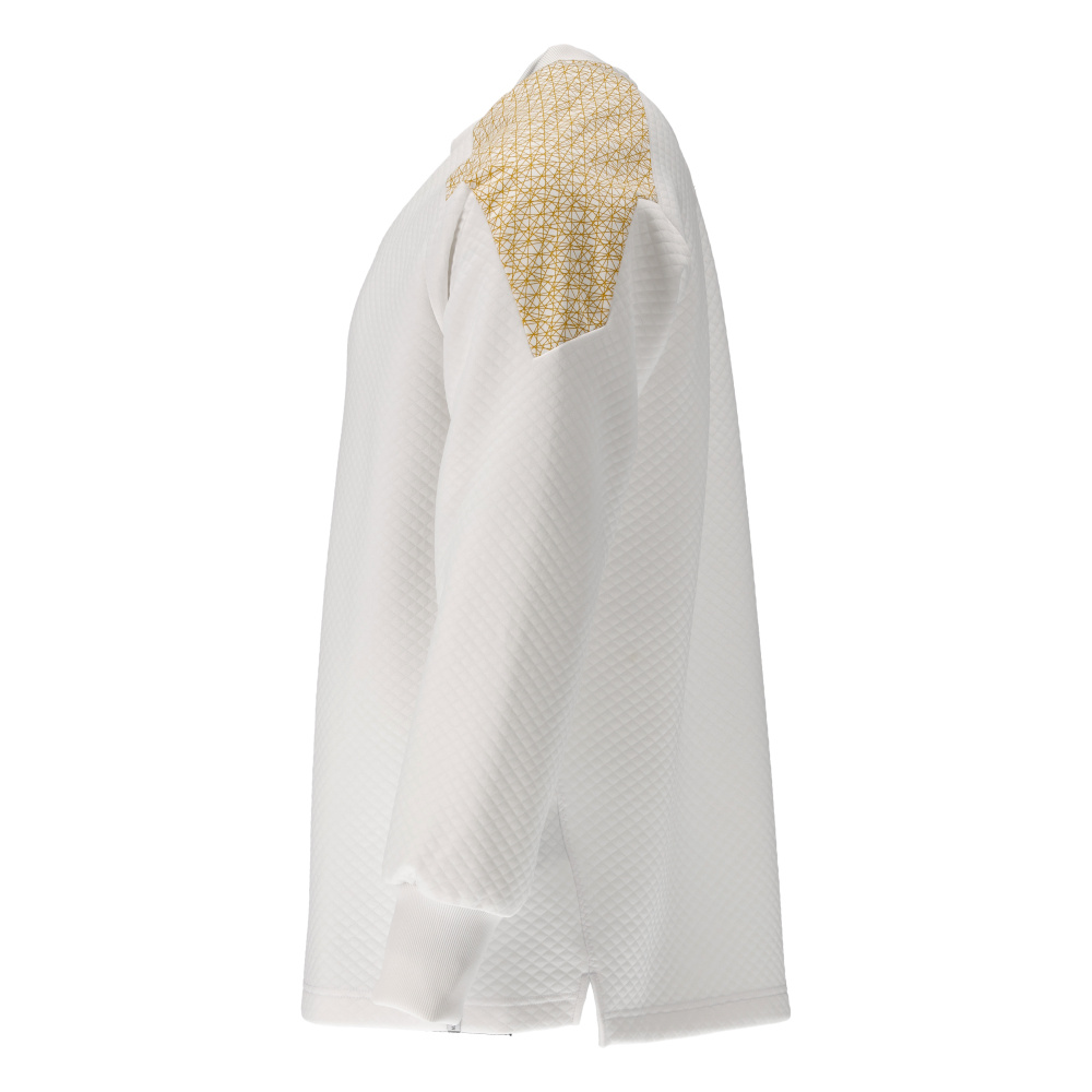 Sweatshirt FOOD & CARE Weiß/Currygelb 3XL