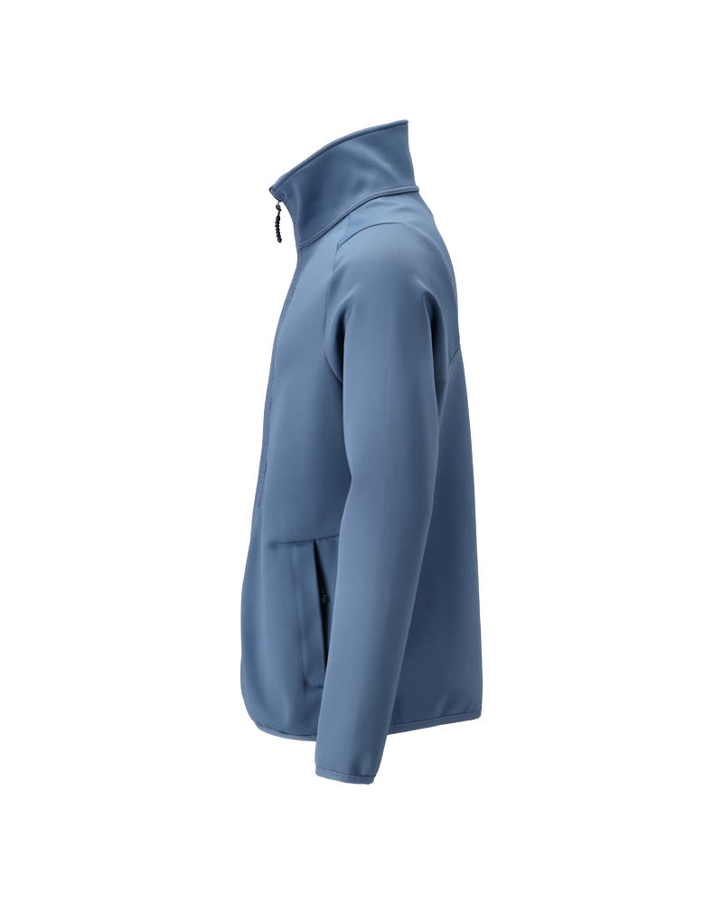 Fleecejacke CUSTOMIZED Steinblau S