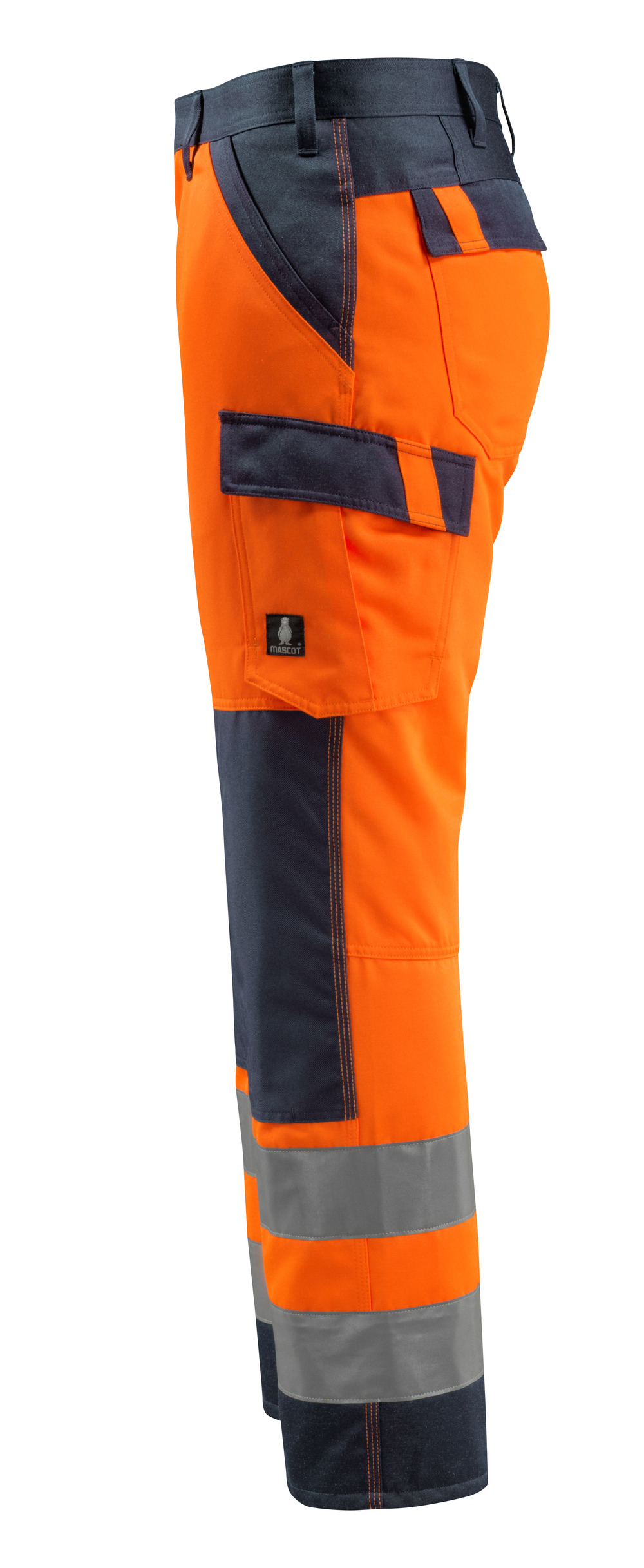 Hose mit Knietaschen SAFE LIGHT Hi-vis Orange/Schwarzblau 76C52