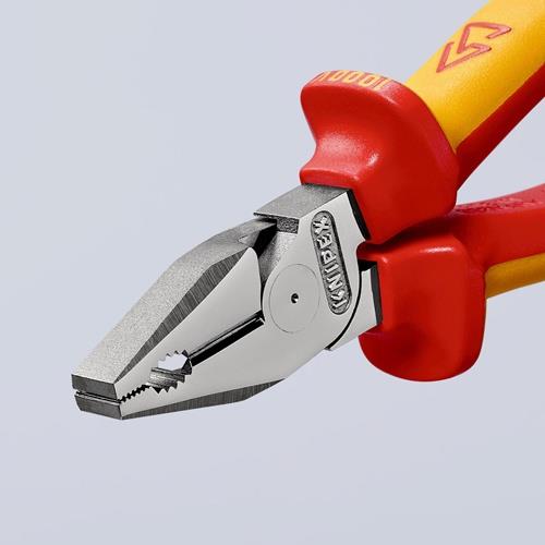 Kraftkombizange L.180mm verchr.Mehrkomp.-Hüllen VDE KNIPEX