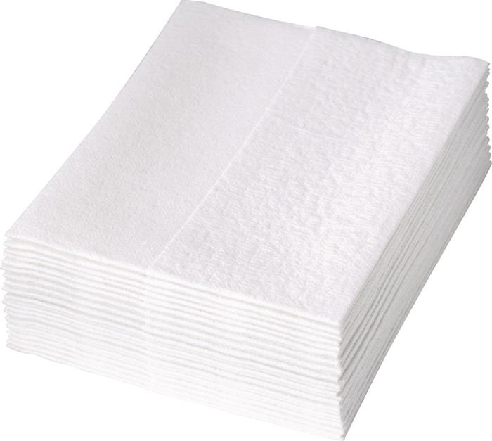 Wischtuch profix® tiger L.ca.300 mmxB.ca.360 mm weiß 1-lagig, Z-Falz 1.008 St./KT PROFIX