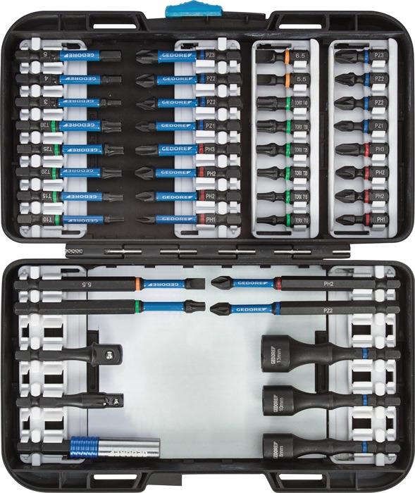 Bitsortiment 666-042 42-teilig Schlitz/PH/PZD/TX/6Kt. GEDORE