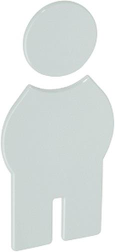 Symbol Mann 801.91.010 PA Farb-Nr.33 B.71,5mm H.150mm S.3mm HEWI