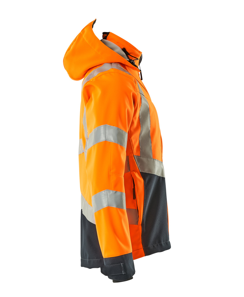 Softshelljacke SAFE SUPREME Hi-vis Orange/Schwarzblau L