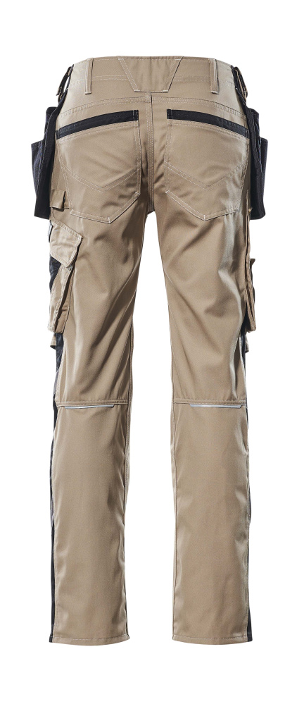 Hose mit Hängetaschen UNIQUE Hellkhaki/Schwarz 76C56