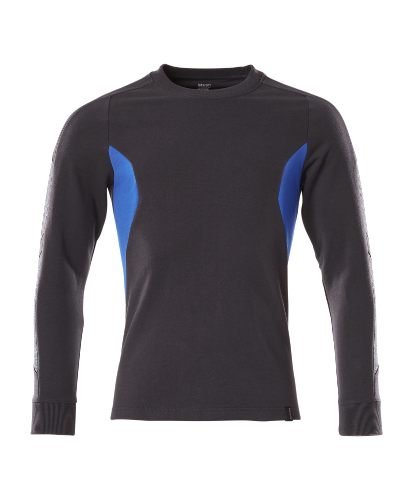 Sweatshirt ACCELERATE Schwarzblau/Azurblau 2XLONE