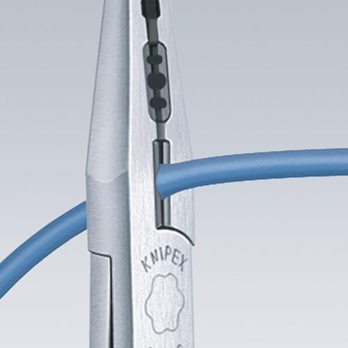 Verdrahtungszange L.160mm 0,5-0,75/1,5/2,5 mm² pol.Ku.-Überzug KNIPEX