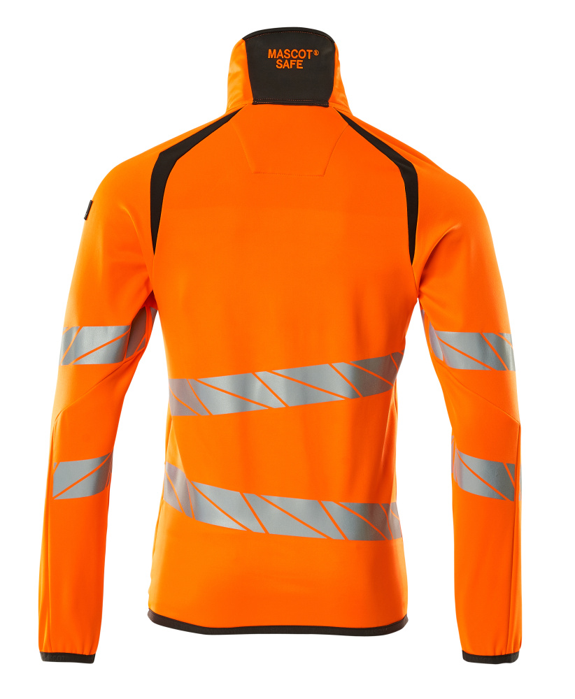 Fleecejacke ACCELERATE SAFE Hi-vis Orange/Dunkelanthrazit L