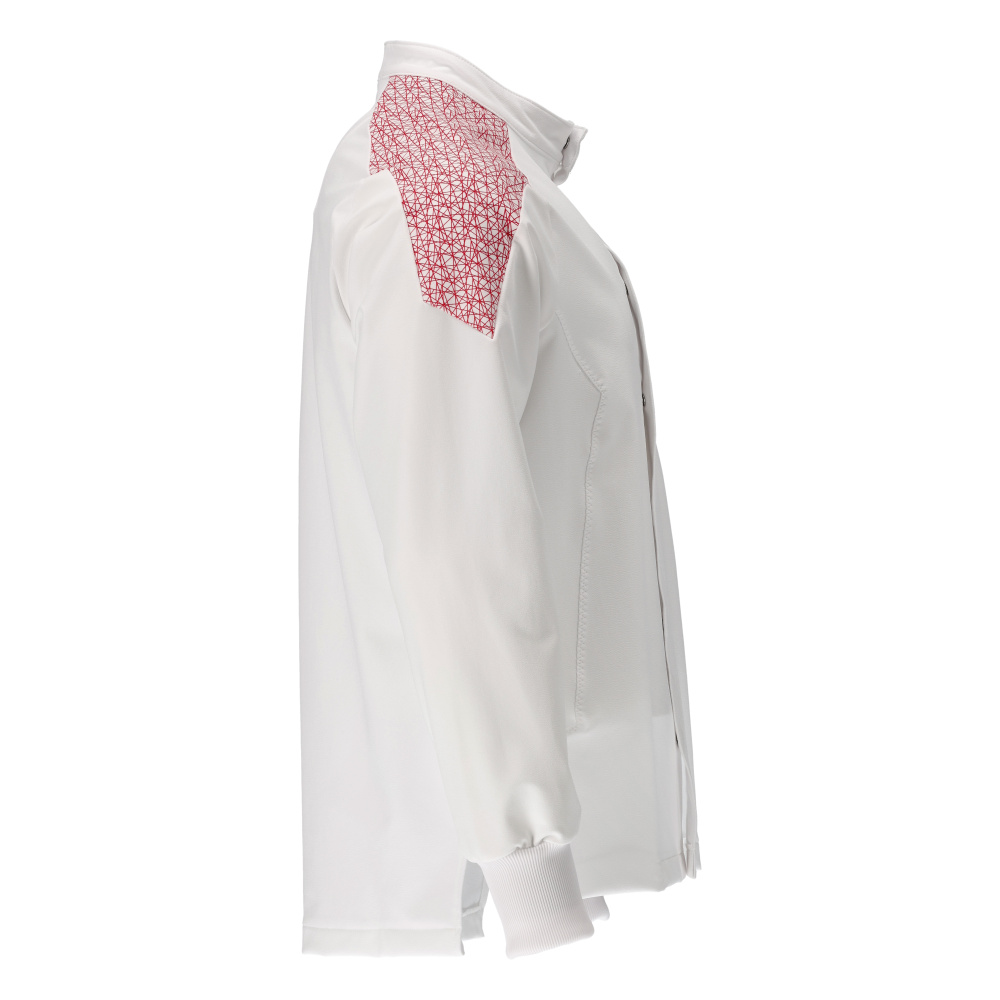 Jacke FOOD & CARE Weiß/Verkehrsrot XL