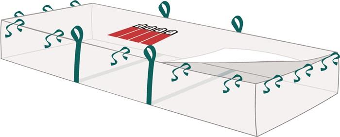 Plattensack 1000 kg 260 mm