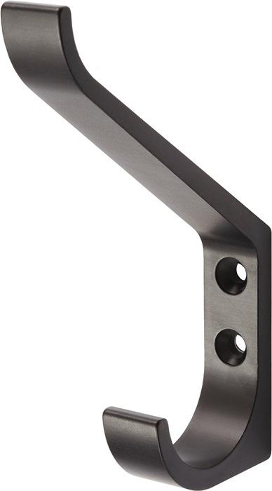 Huthaken 0148 einfach Ausladung 86,5 mm Höhe 135 mm schwarz kunststoffbeschichtet