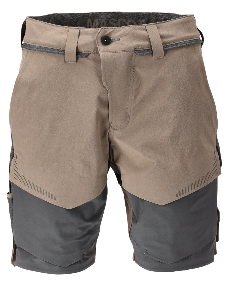 Shorts CUSTOMIZED Dunkel Sandbeige/Anthrazitgrau 24C58