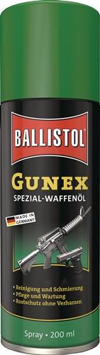 Spezial-Waffenöl GUNEX dunkelbraun 200ml Spraydose BALLISTOL