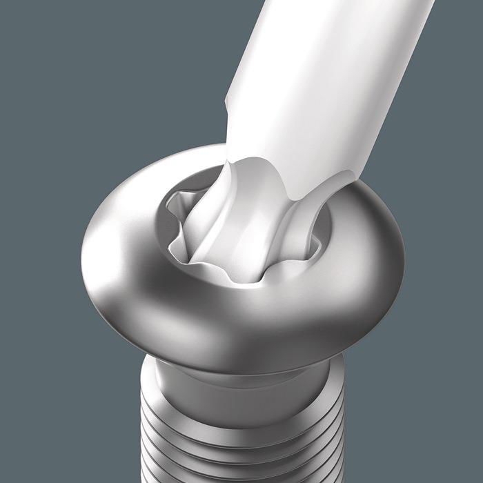 Winkelschraubendrehersatz 967/9 TX XL 9-teilig T8 - T40 farbcodiert, lang Kunstoffhalter WERA