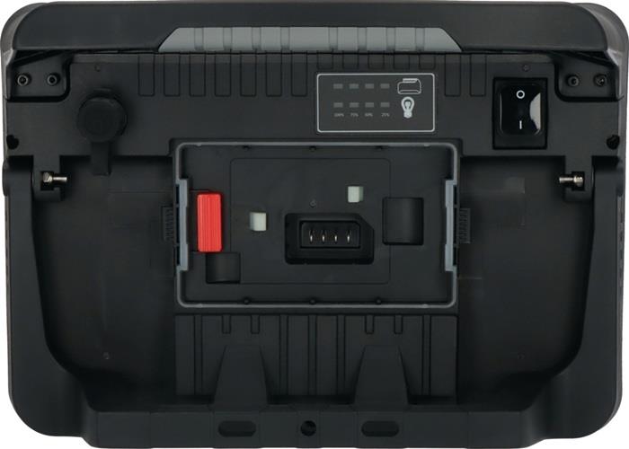 LED-Hybrid-Baustrahler 10050 MH 100 W 12500 lm 5 m H07RN-F 2X1,0 18 V IP54 BRENNENSTUHL