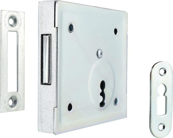 Kastenriegelschloss 150 mit Flachschließblech Dornmaß 60 mm BB