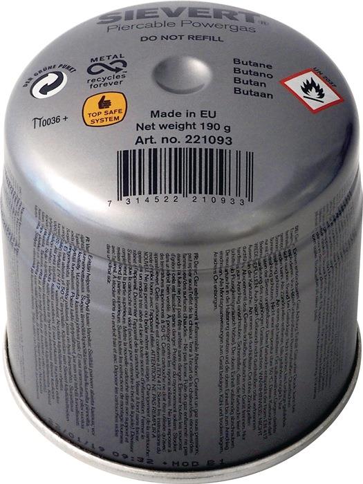 Stechkartusche 2210 190 g 350 ml 1925 °C SIEVERT