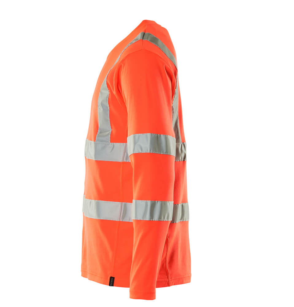 Langarmshirt SAFE CLASSIC Hi-vis Rot L