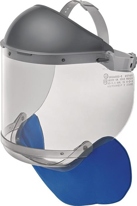 Elektriker Gesichtsschutz GFKKH002-E PC, grau 550 x 200 x 2 mm EN 166, EN 170, GS-ET 29 ASCHUA