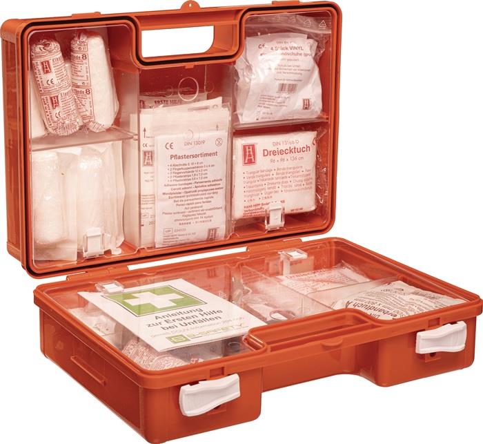 Erste Hilfe Koffer DIN 13169-2021 B310xH210xT130ca.mm orange B-SAFETY